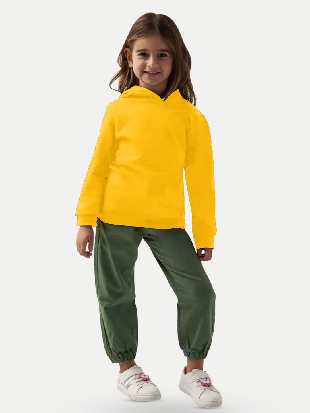 

BAESD Solid Girls Sweatshirt, Yellow