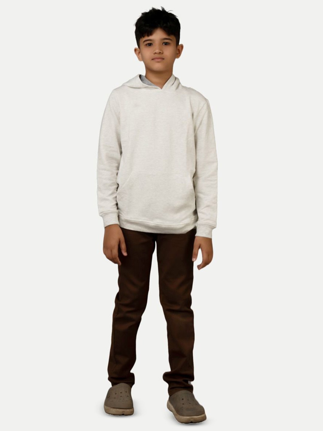 

BAESD Solid Boys Sweatshirt, White