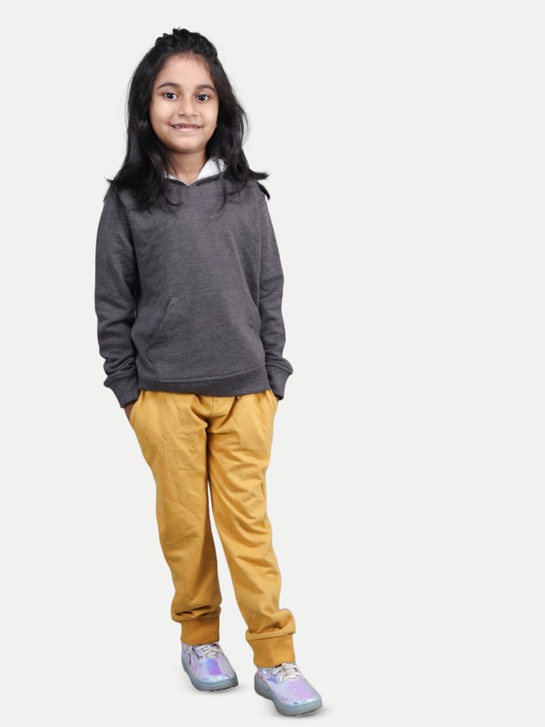 

BAESD Solid Girls Sweatshirt, Grey