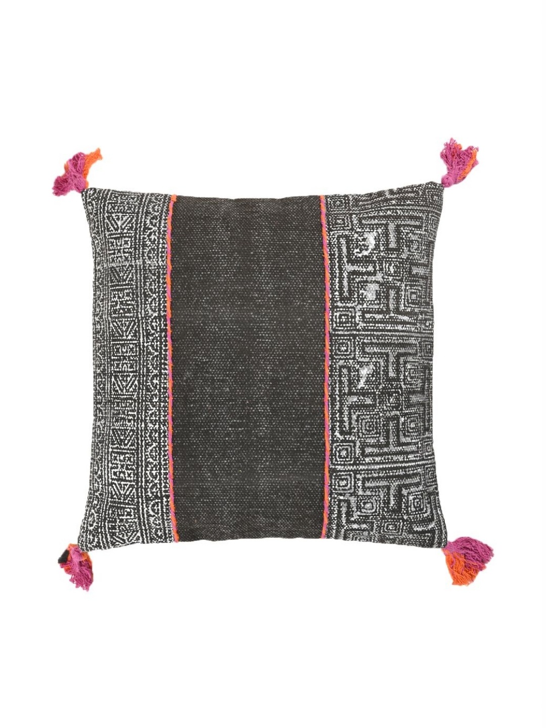 

Art Avenue Black & Grey 2 Pieces Geometric Square Cushion Covers
