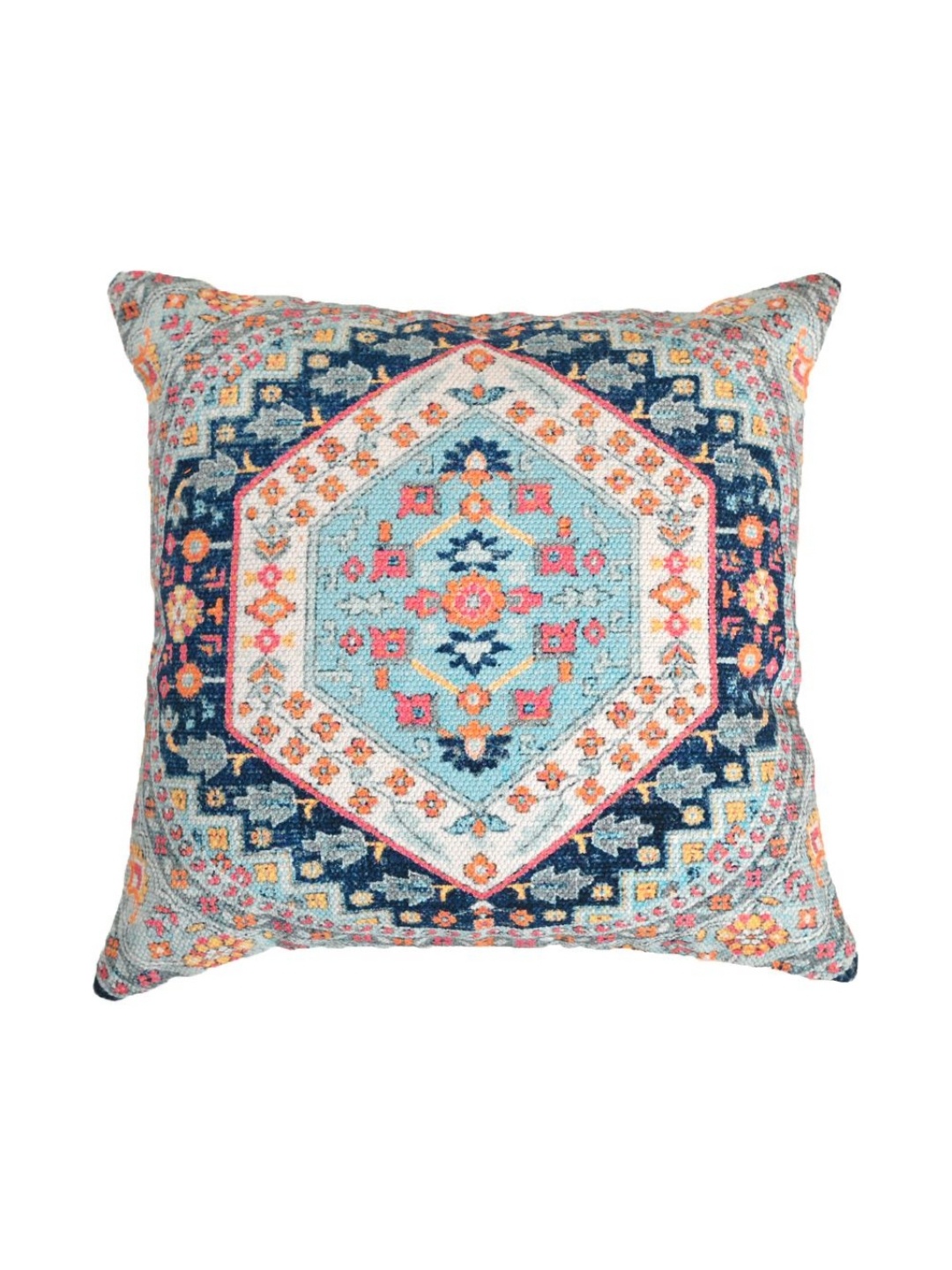 

Art Avenue Green 2 Pieces Ethnic Motifs Square Cushion Covers, Multi