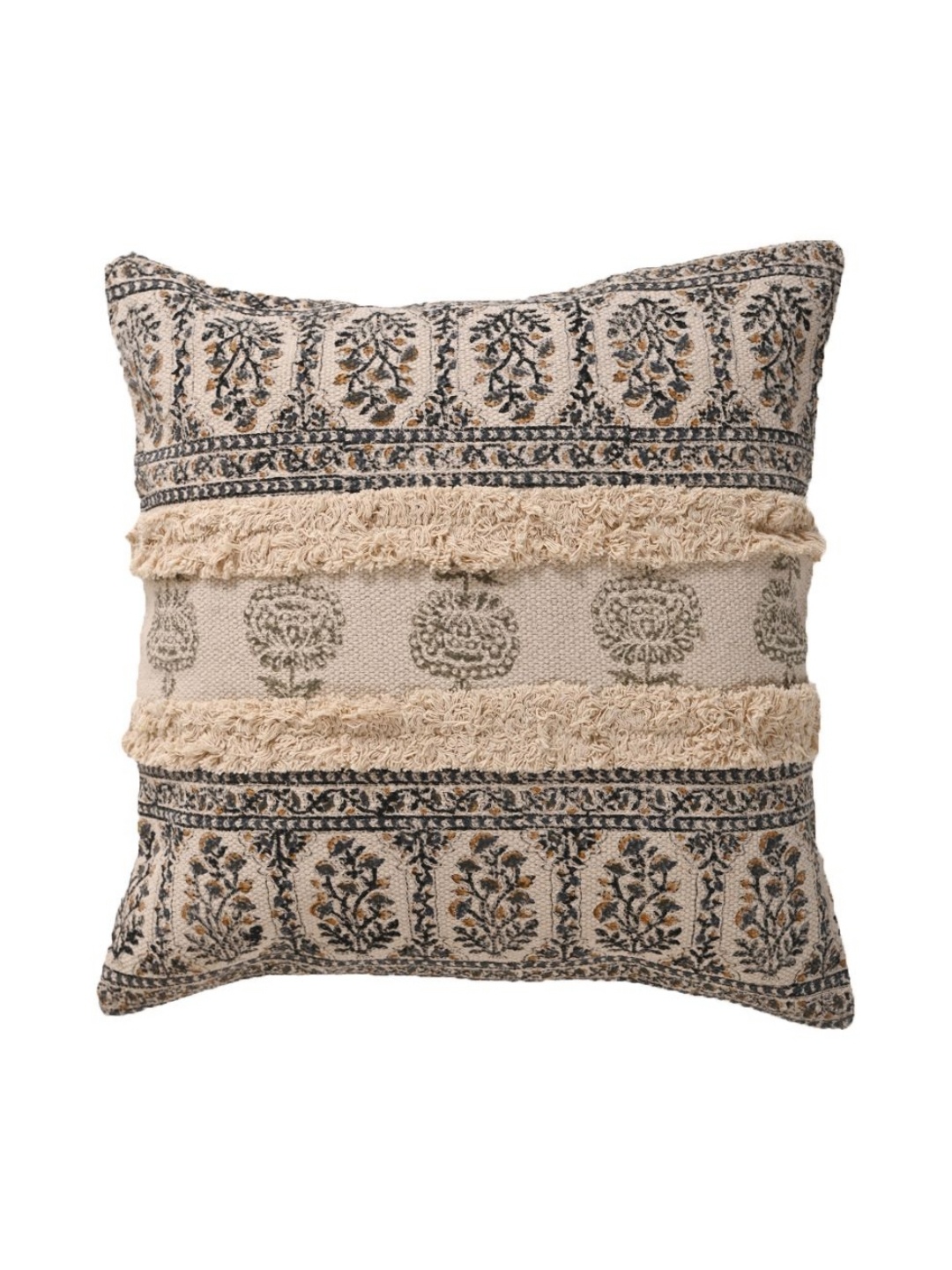 

Art Avenue White 2 Pieces Ethnic Motifs Square Cushion Covers