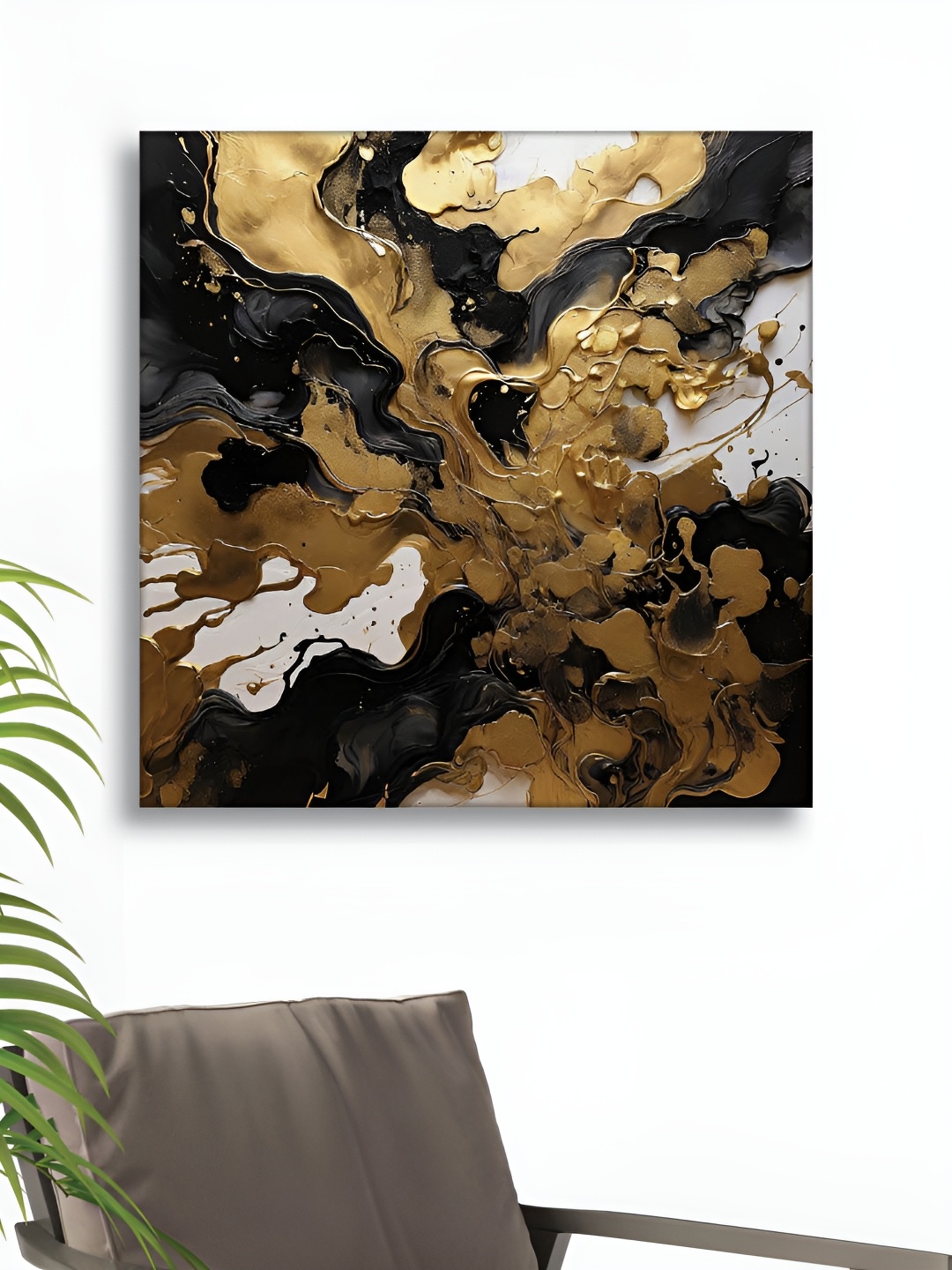 

RANDOM Black & White Abstract Painting Wall Art