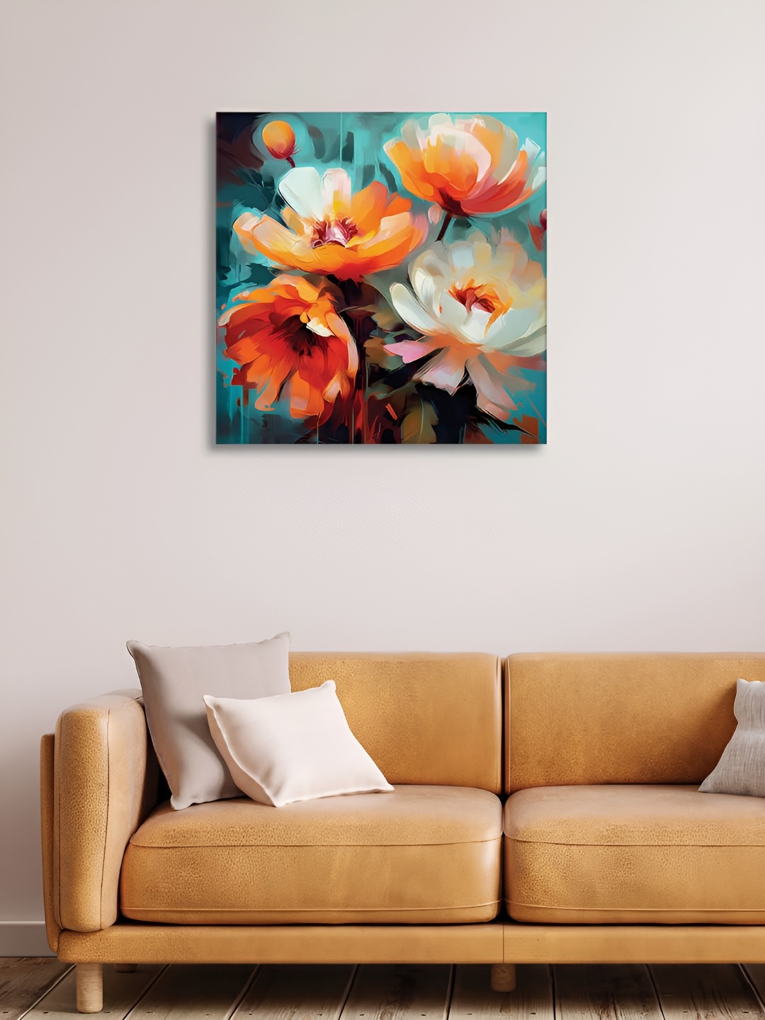 

RANDOM Green & Orange Canvas Floral and Botanical Wall Art