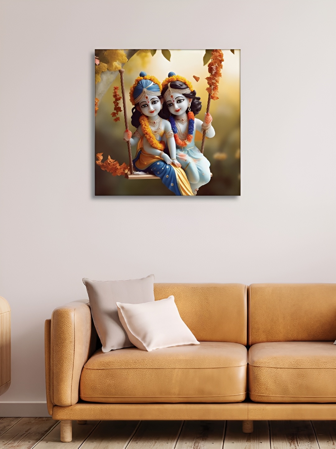 

RANDOM Orange & Blue Religious Painting Wall Art