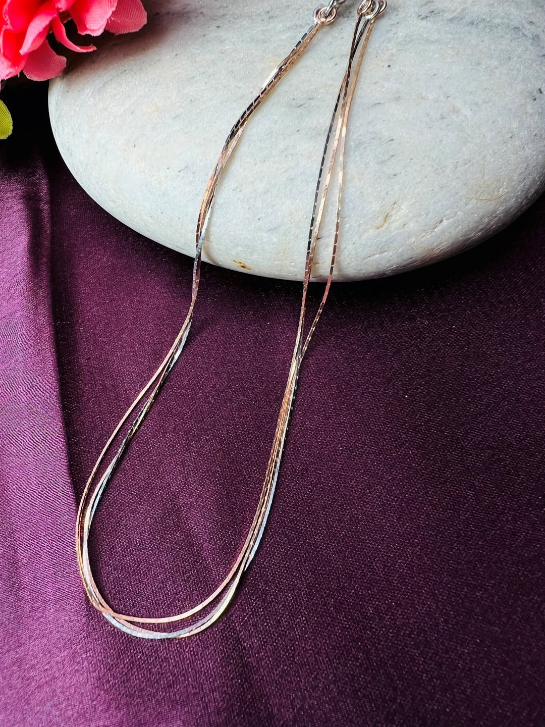 

Arte Jewels 925 Sterling Silver Layered Anklet