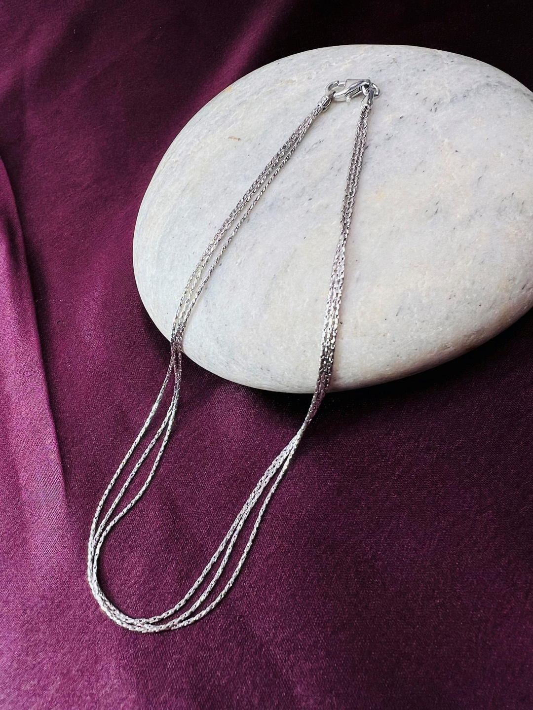 

Arte Jewels 925 Sterling Silver Layered Anklet