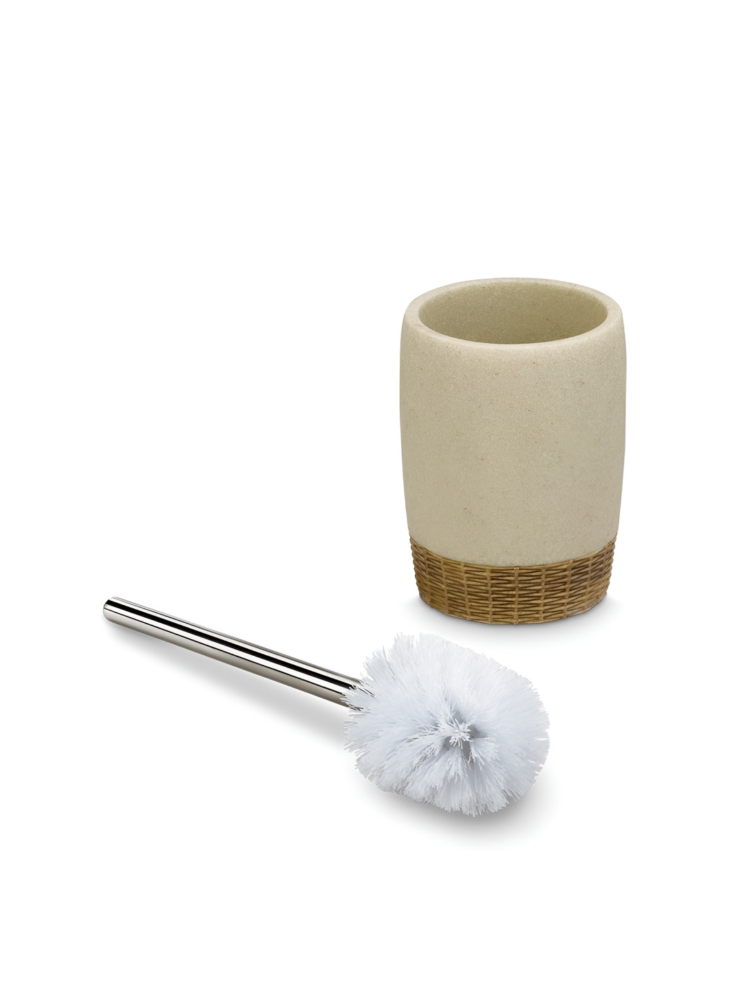 

Freelance Taupe Solid Polyresin Bath Accessories Set