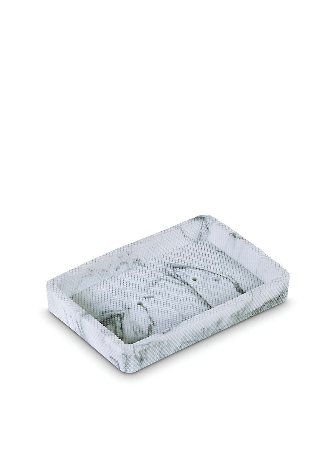 

Freelance White Textured Contemporary Soap Dish