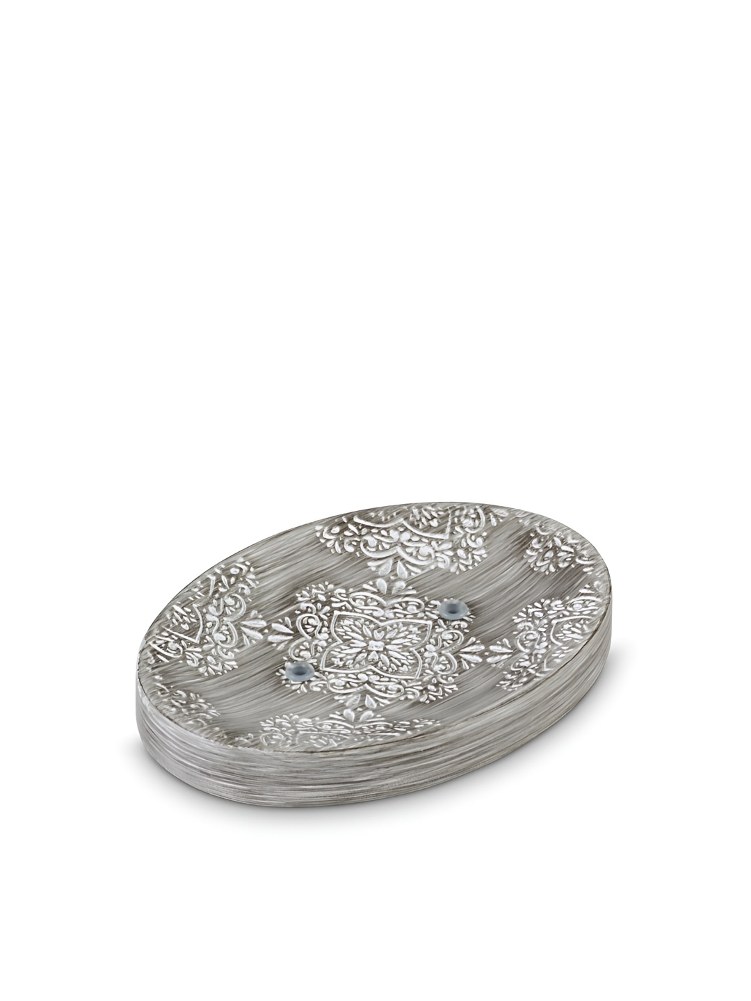 

Freelance Silver-Toned Ethnic Motifs Printed Soap Dish