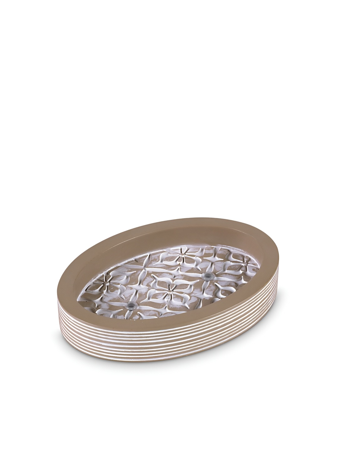 

Freelance Taupe Contemporary Glossy Soap Dish