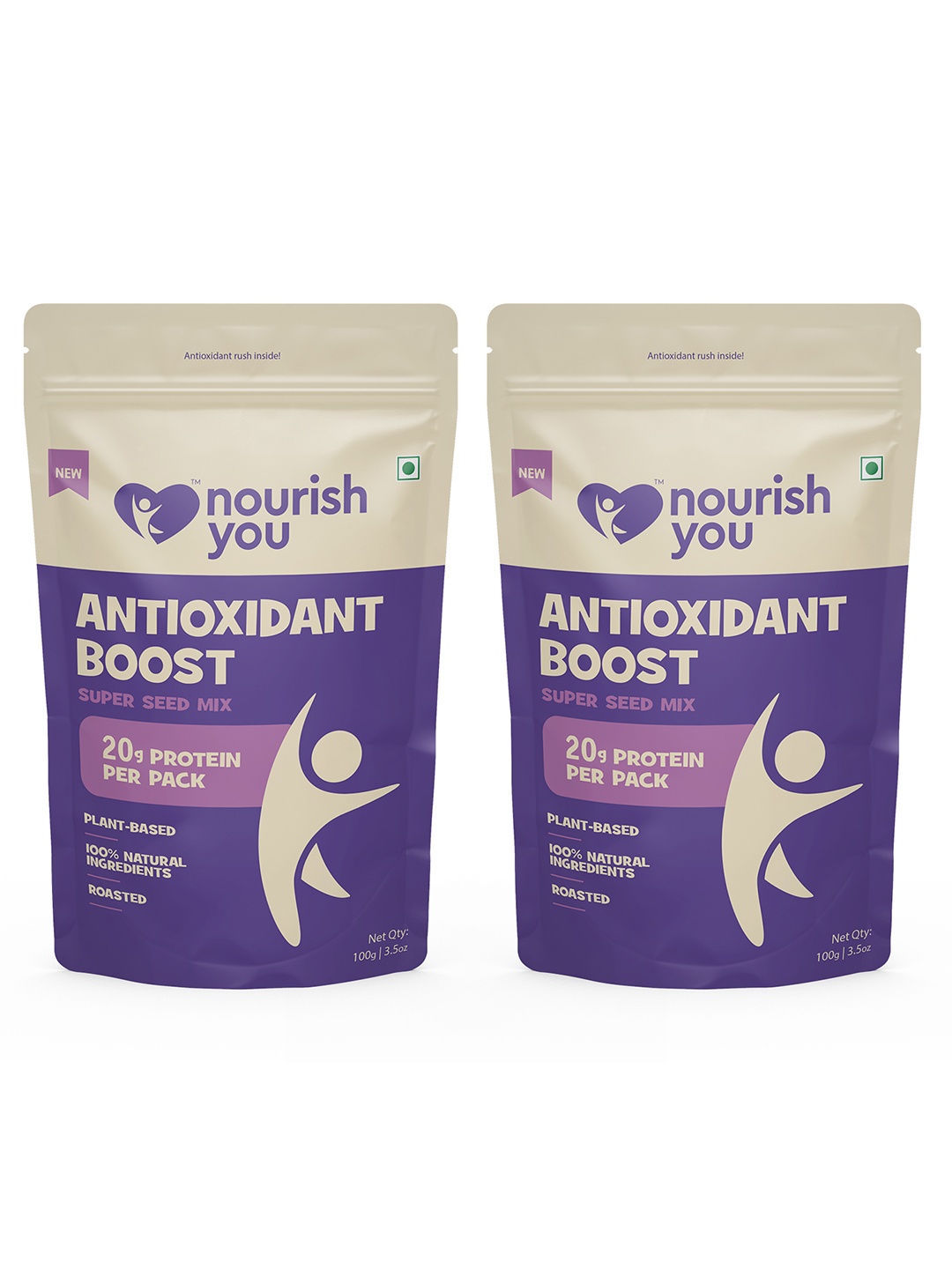 

Nourish You Organic Antioxidant Boost Super Seed Mix- Super Nuts Seeds, Purple