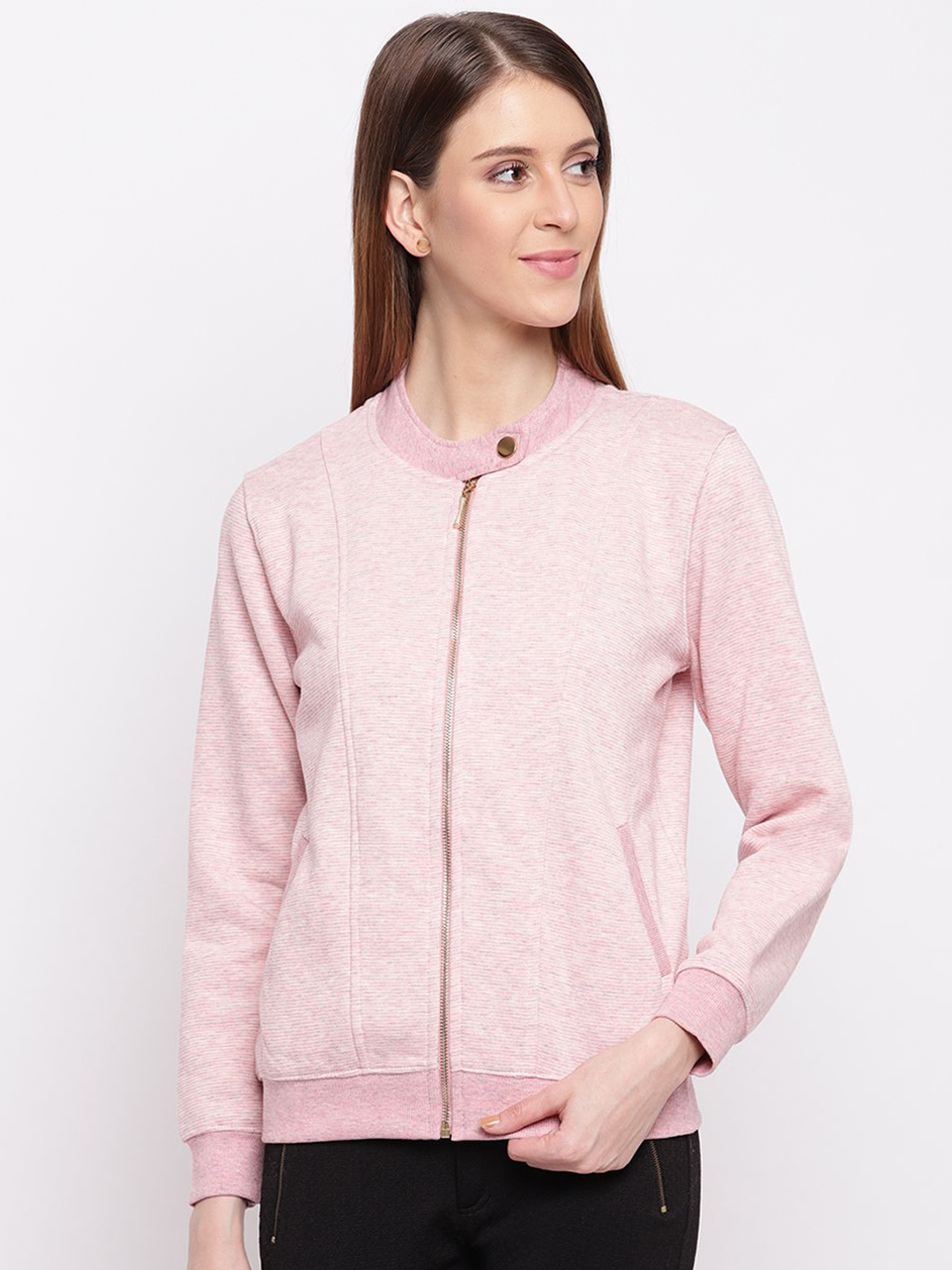 

Miss Grace Women Solid Sweatshirt, Pink