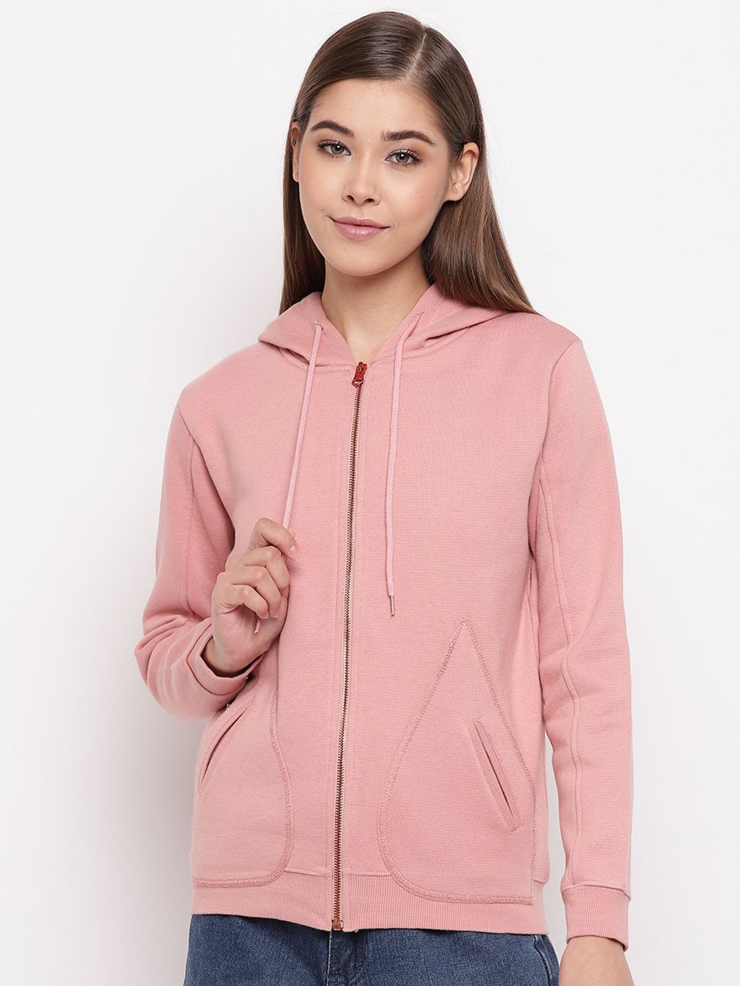 

Miss Grace Women Hooded Sweatshirt, Pink