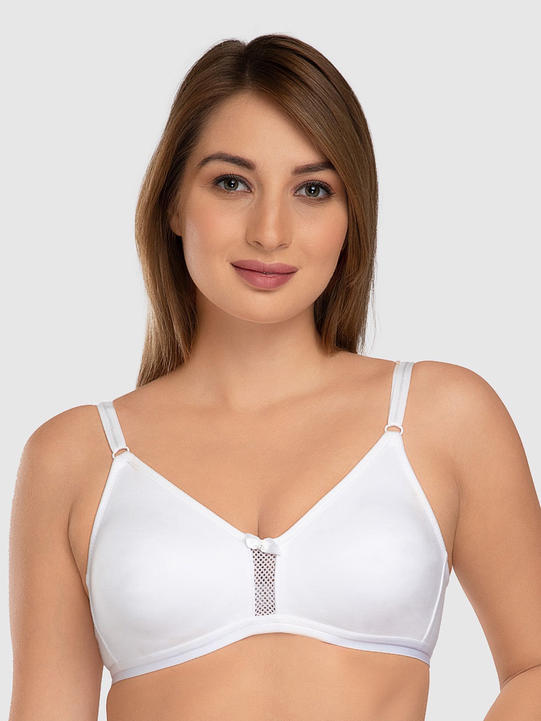 

Daisy Dee Full Coverage Cotton Lightly Padded All Day Comfort Bra, White