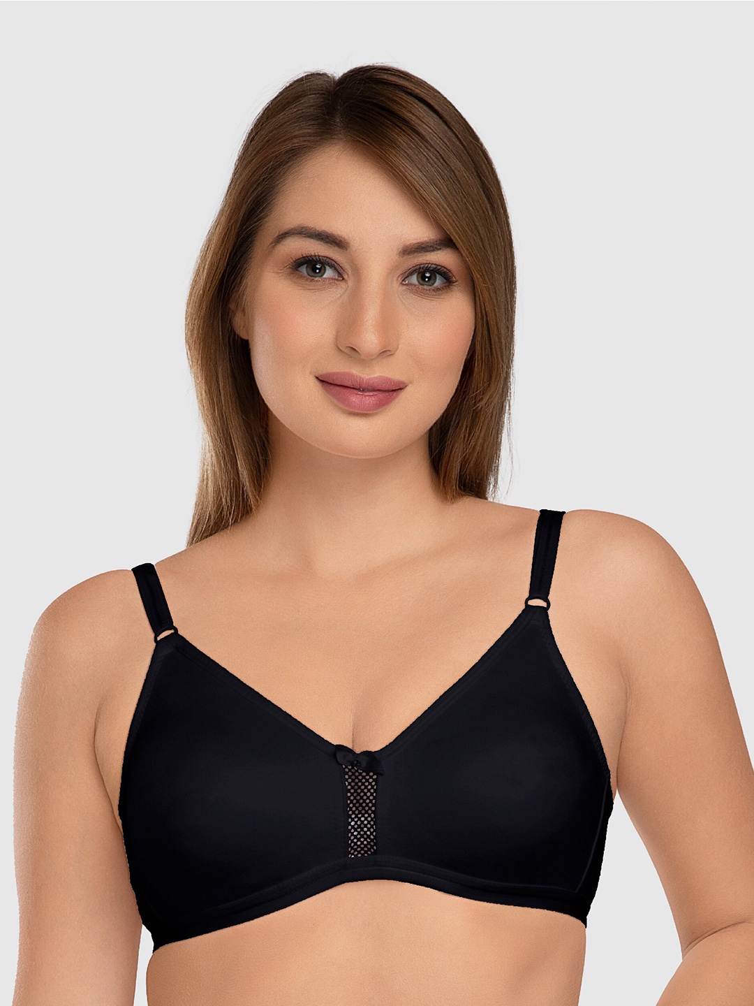 

Daisy Dee Full Coverage Cotton Lightly Padded All Day Comfort Bra, Black