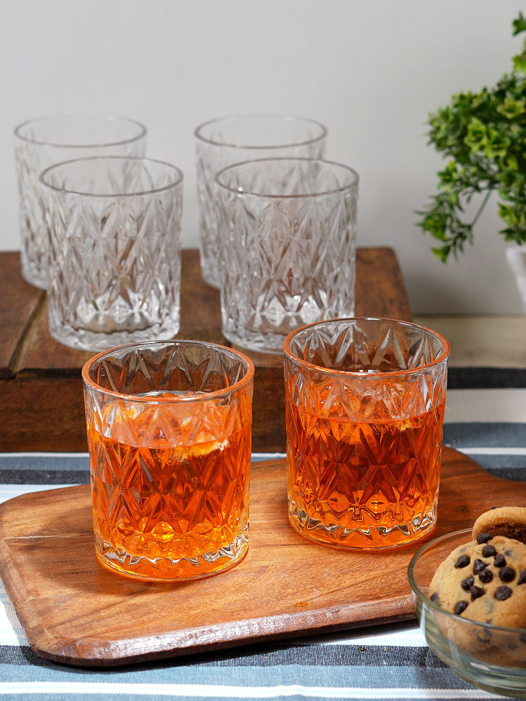 

ceradeco Transparent 6 Pieces Whisky Glasses 240 ml