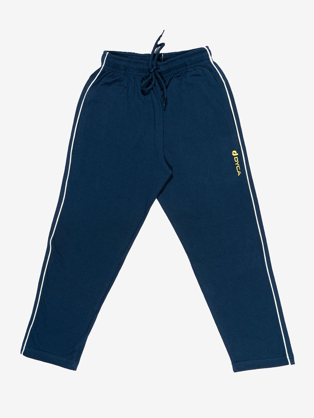 

DYCA Boys Cotton Mid-Rise Track Pants, Navy blue