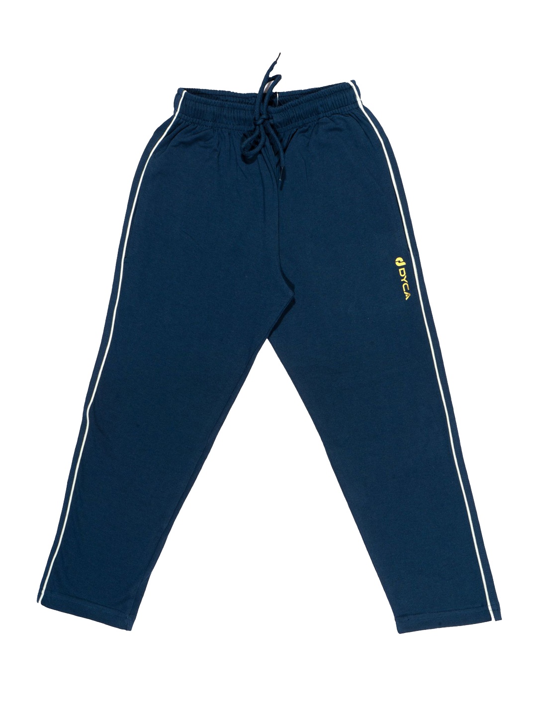 

DYCA Boys Cotton Mid-Rise Track Pants, Navy blue