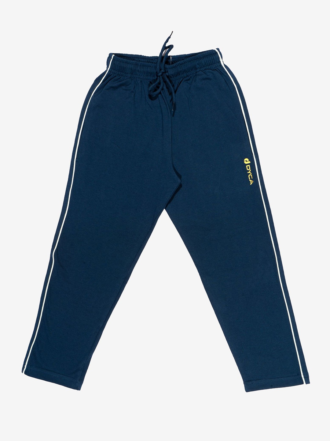 

DYCA Boys Cotton Mid-Rise Track Pants, Navy blue