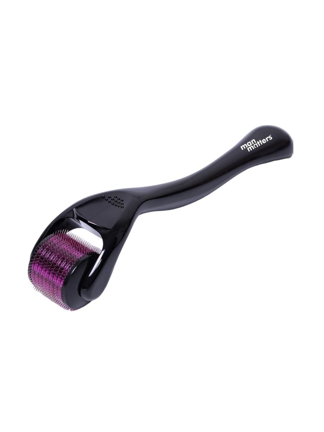 

Man Matters Derma Roller 0.5mm 540 Titanium Alloy Micro Roller, Black