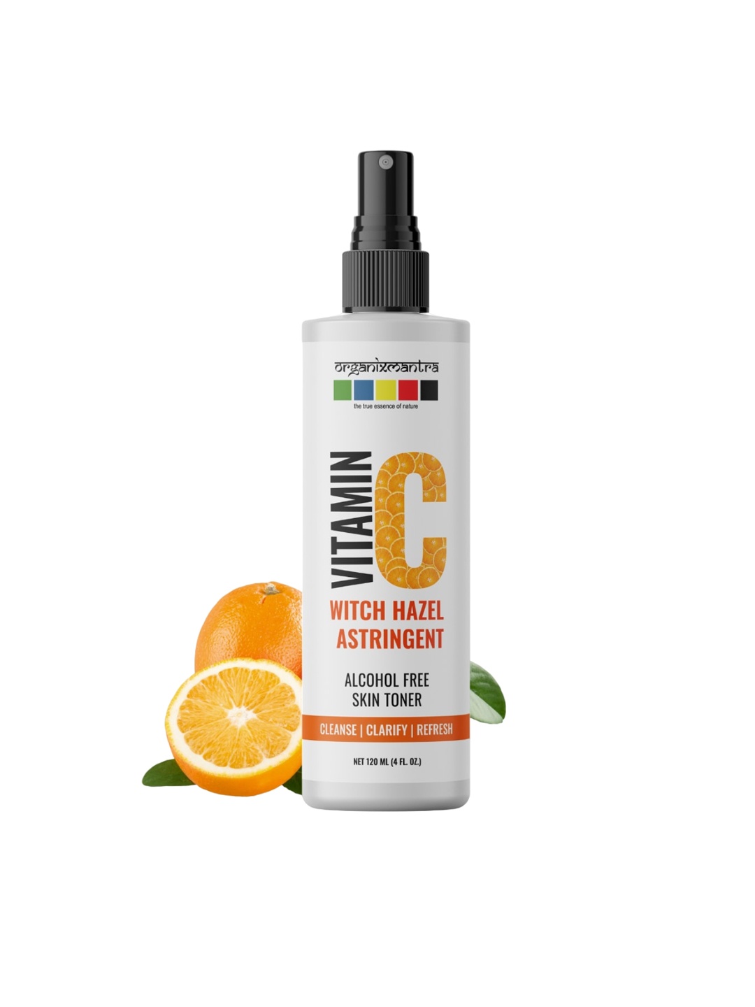 

Organix Mantra Vitamin C Witch Hazel Astringent Alcohol-Free Skin Toner - 120 ml, White