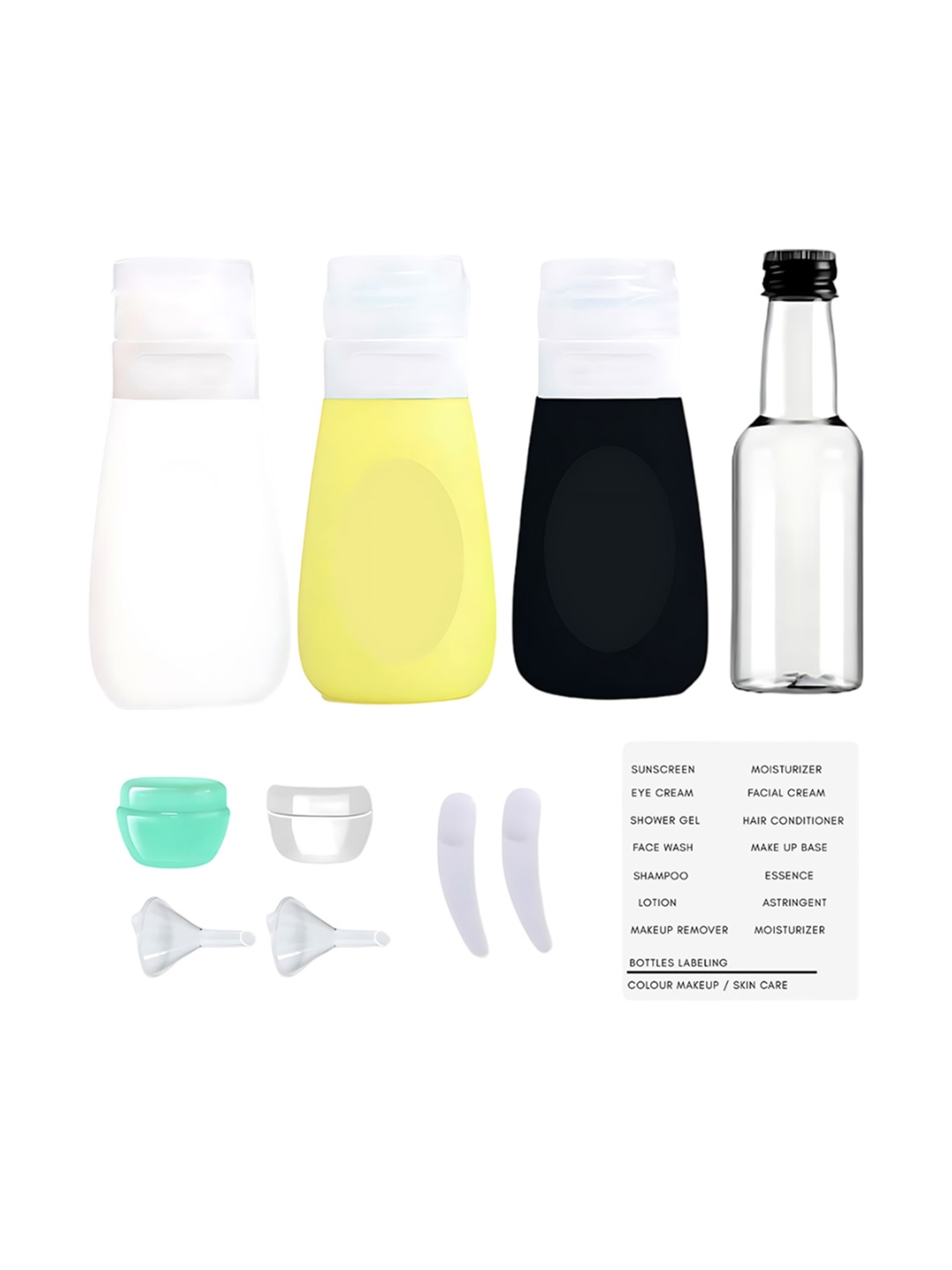 

Beaute Secrets Leak Proof Travel Containers Travel Squeeze Bottle 85 ML, White