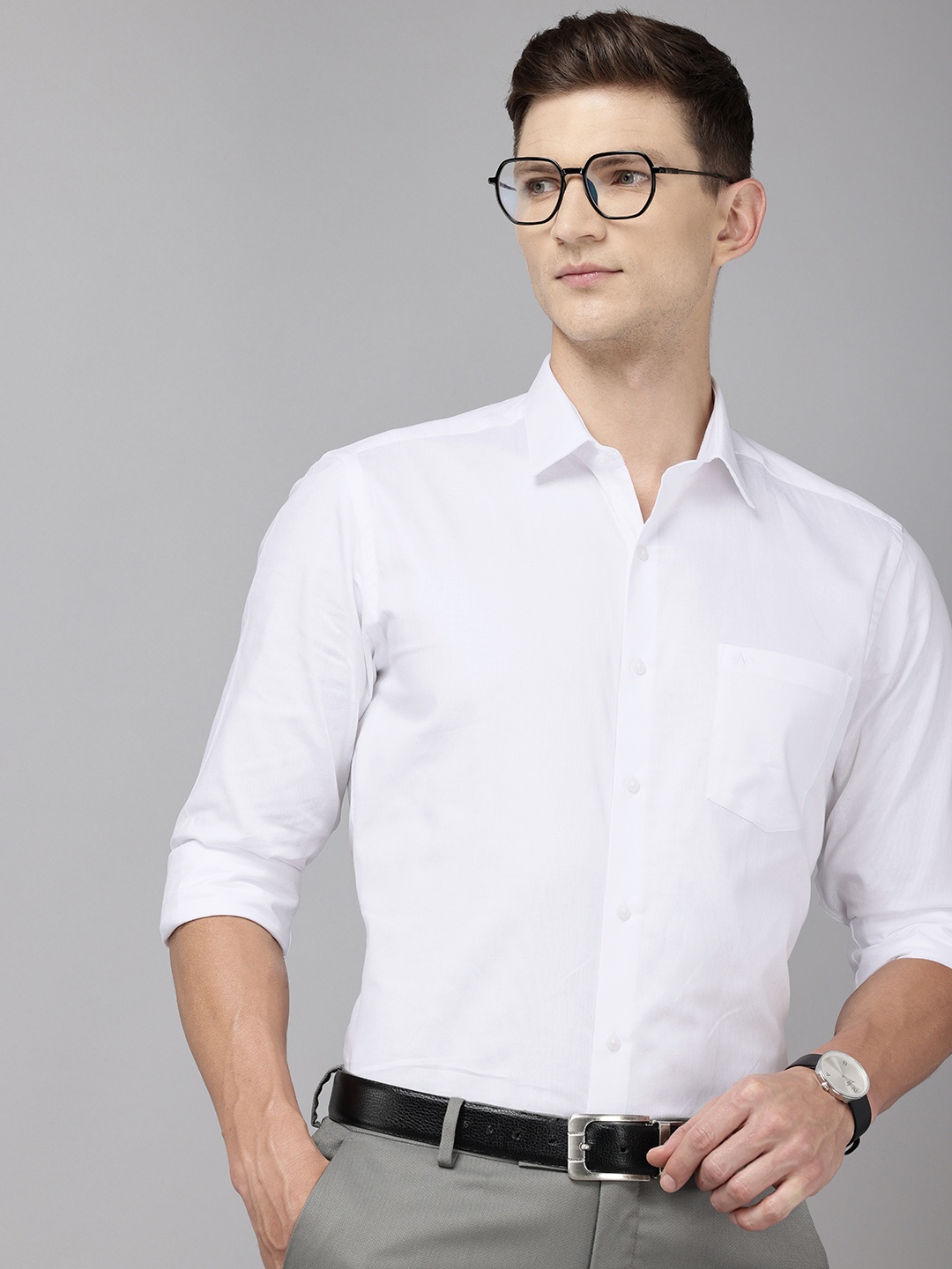 

Arrow Originals Manhattan Slim Fit Pure Cotton Formal Shirt, White