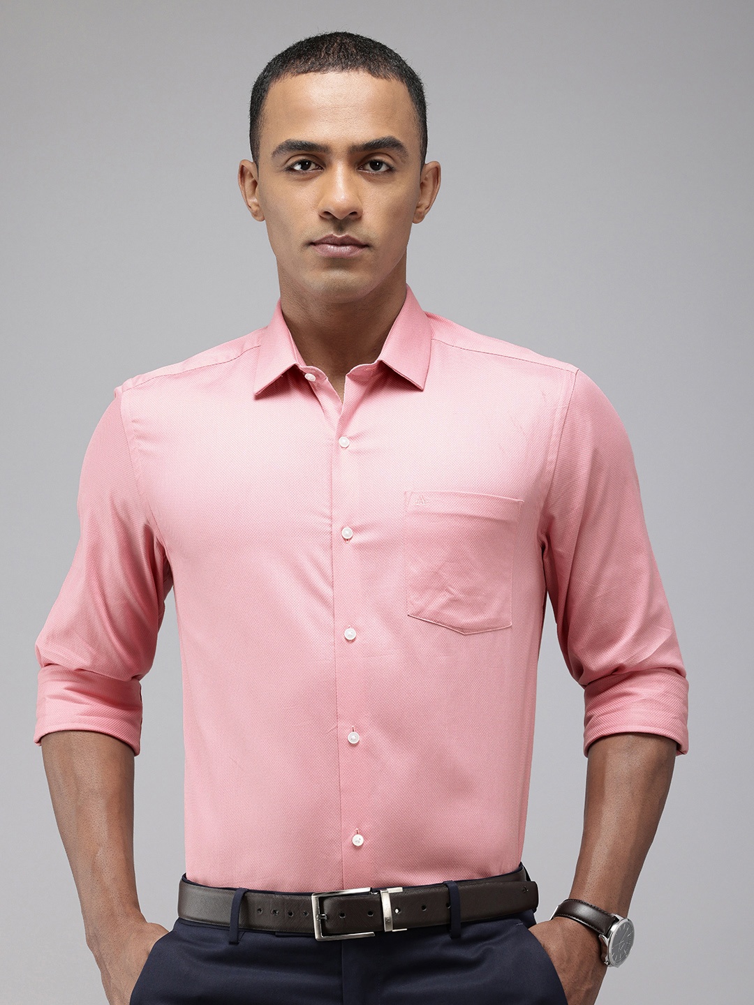 

Arrow Originals Manhattan Slim Fit Pure Cotton Formal Shirt, Pink