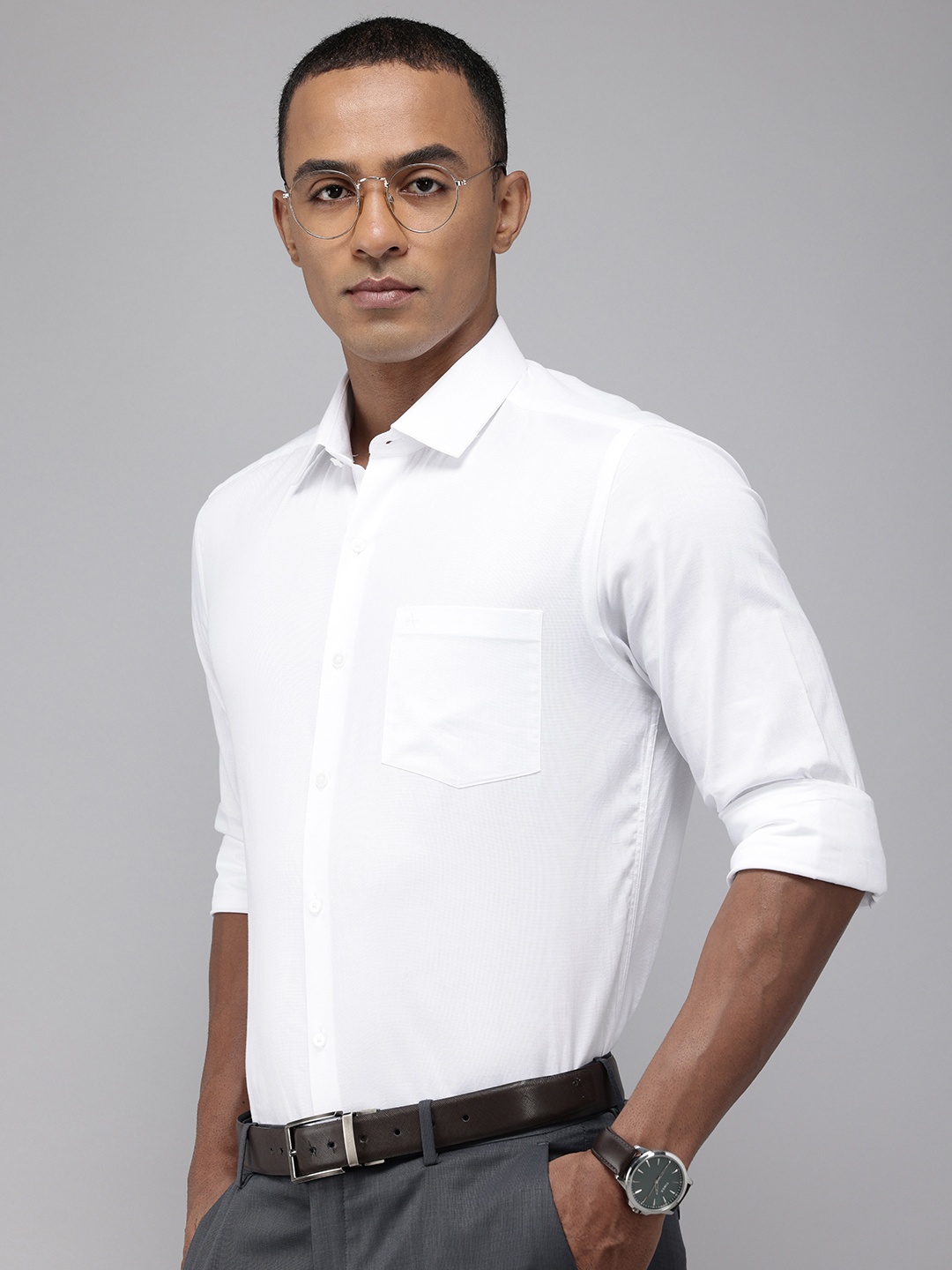 

Arrow Originals Manhattan Slim Fit Pure Cotton Formal Shirt, White