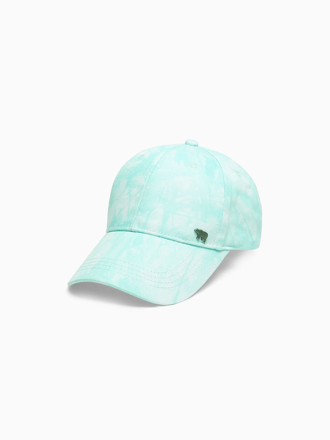 

THE BEAR HOUSE Men Tie & Die Cotton Baseball Cap, Green