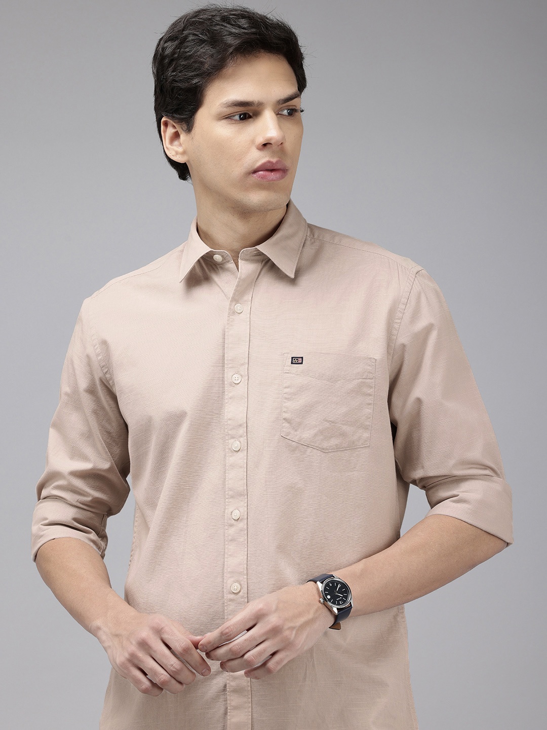 

Arrow Sport Slim Fit Pure Cotton Casual Shirt, Brown