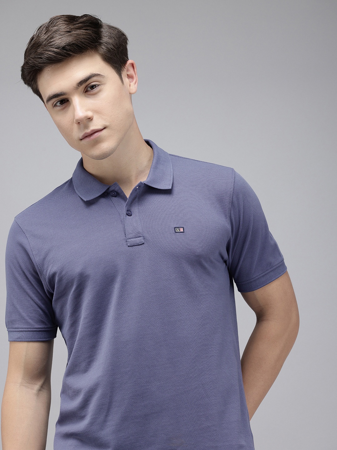 

Arrow Sport Polo Collar T-shirt, Blue