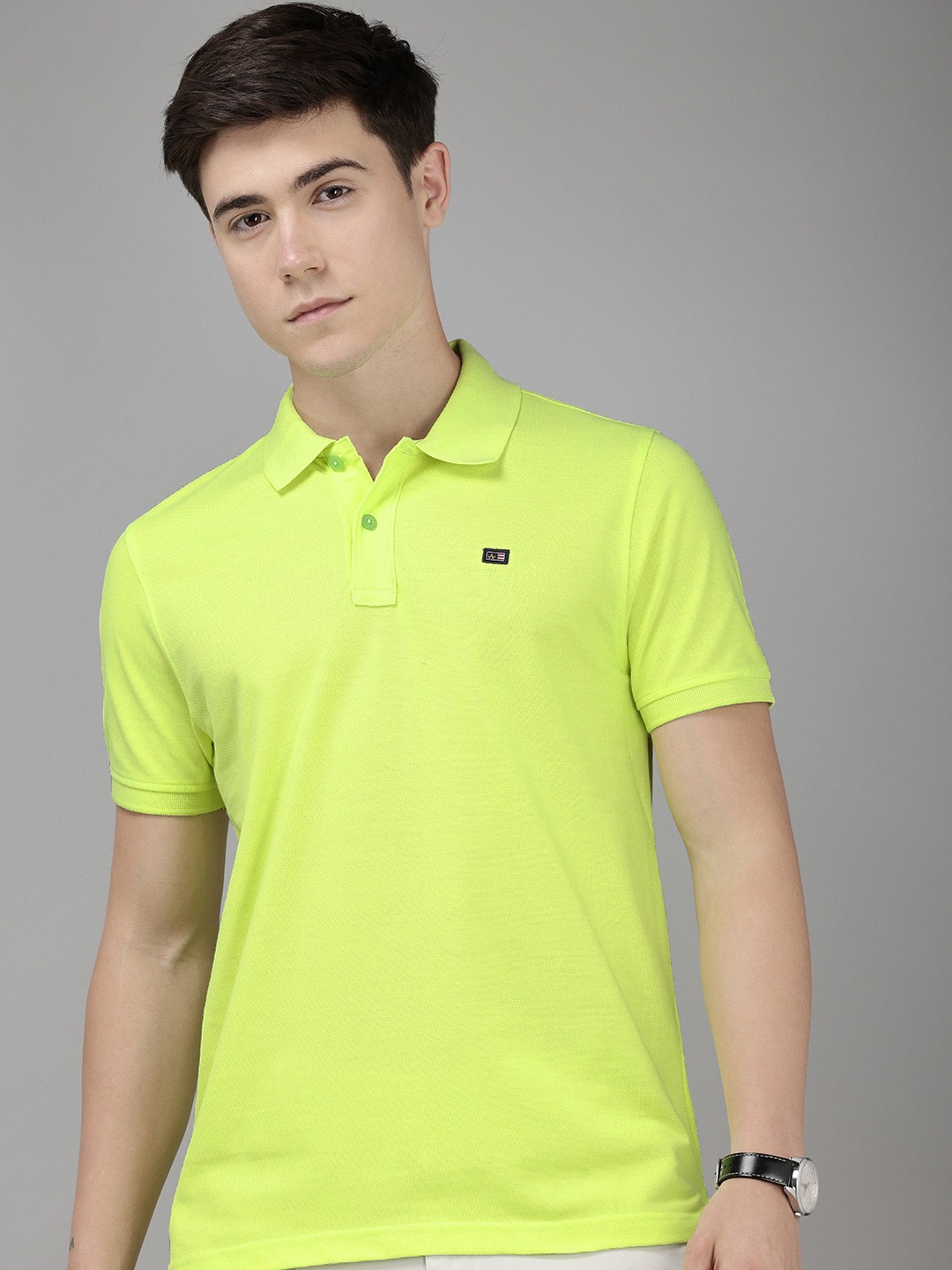

Arrow Sport Polo Collar T-shirt, Green