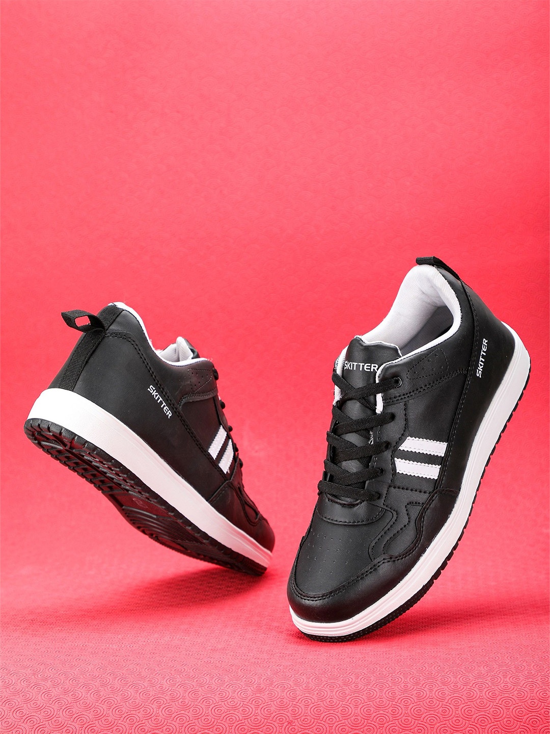 

TPENT Men Mesh Walking Non-Marking Shoes TPENT-135-BLACK-SIZE-06