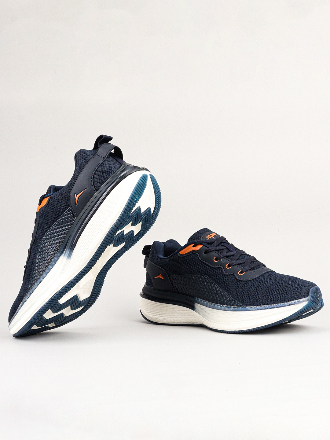 

JQR Men Mesh Running Non-Marking Shoes, Navy blue