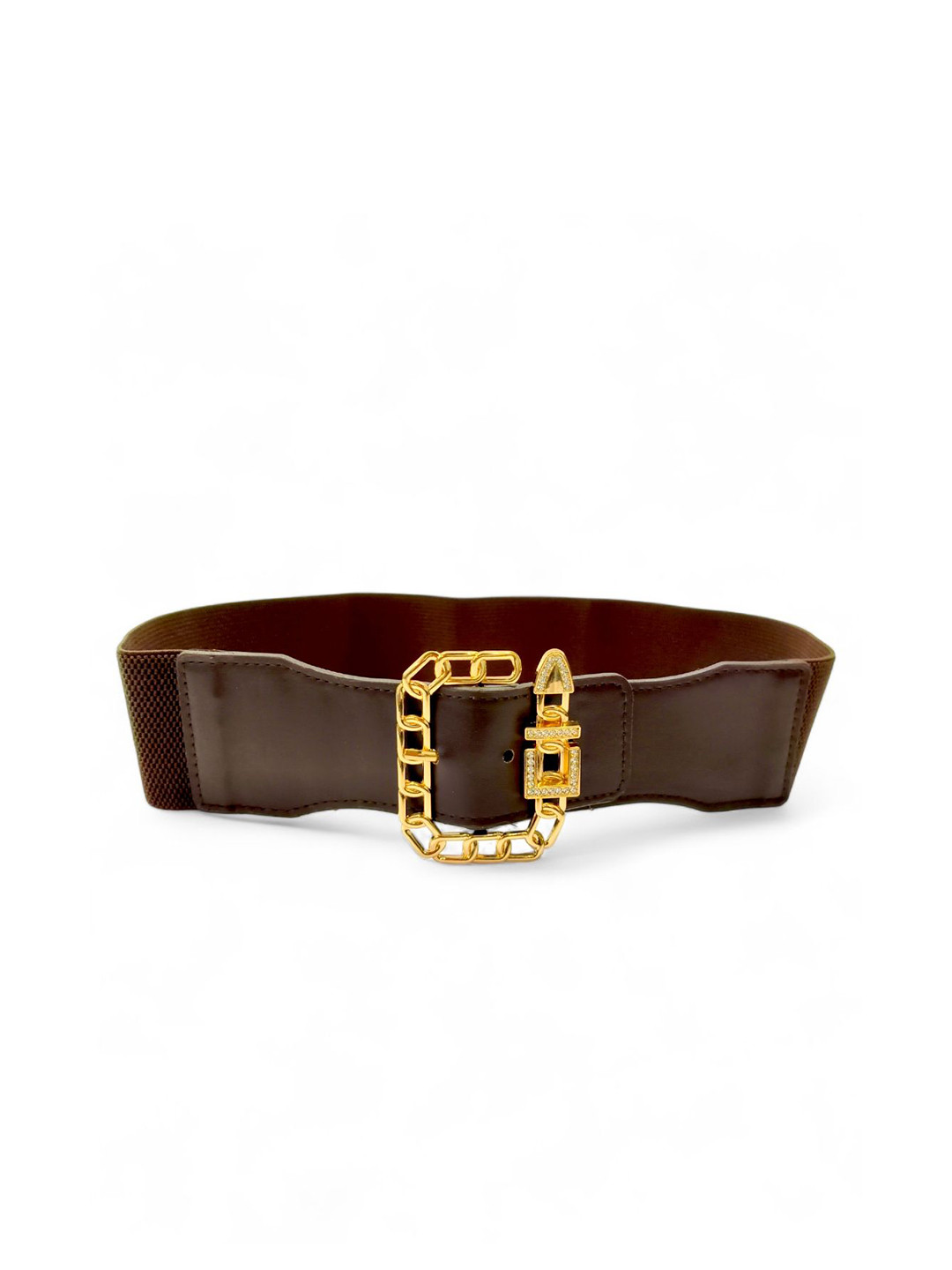

REDHORNS Women Solid Tang Closure Belt, Coffee brown