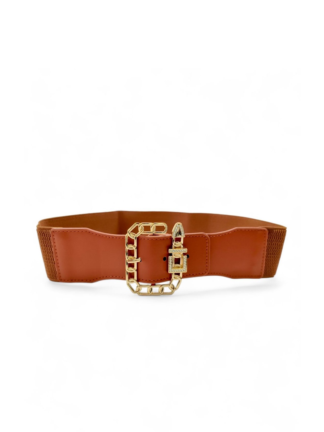 

REDHORNS Women Solid Tang Closure Belt, Brown