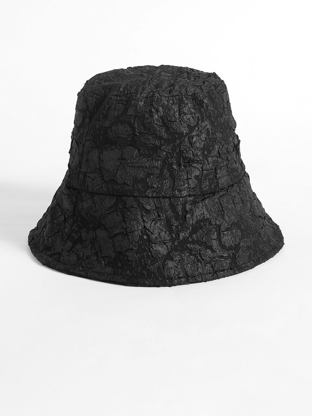 

HAUTE SAUCE by Campus Sutra Women Black Solid Bucket Hat