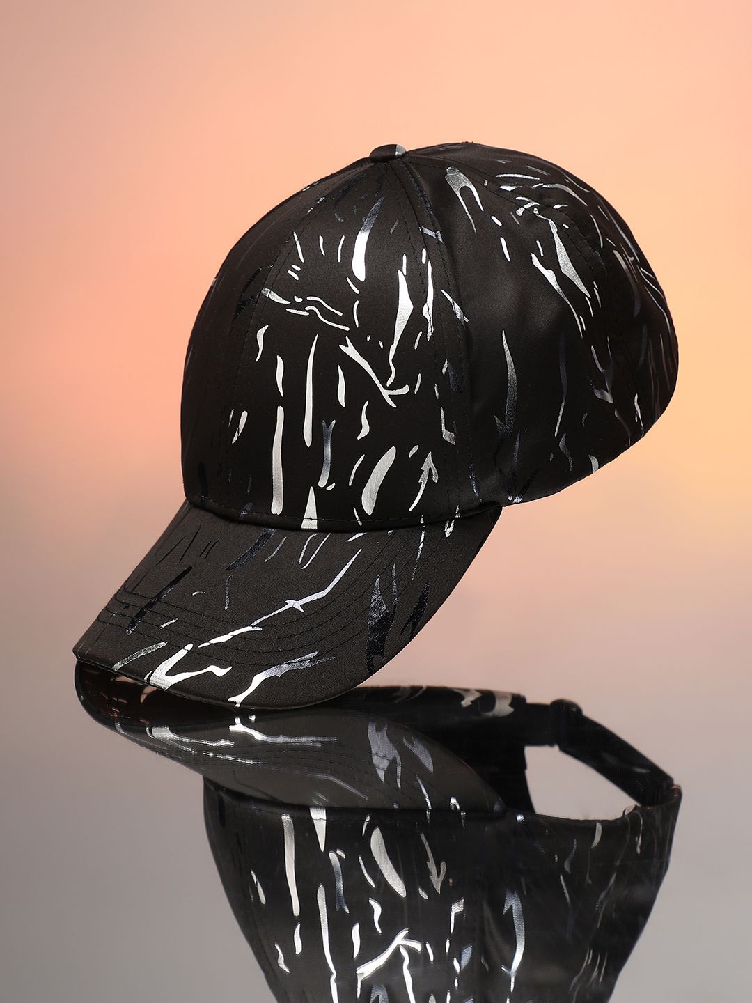 

HAUTE SAUCE by Campus Sutra Women Printed Baseball Cap, Black