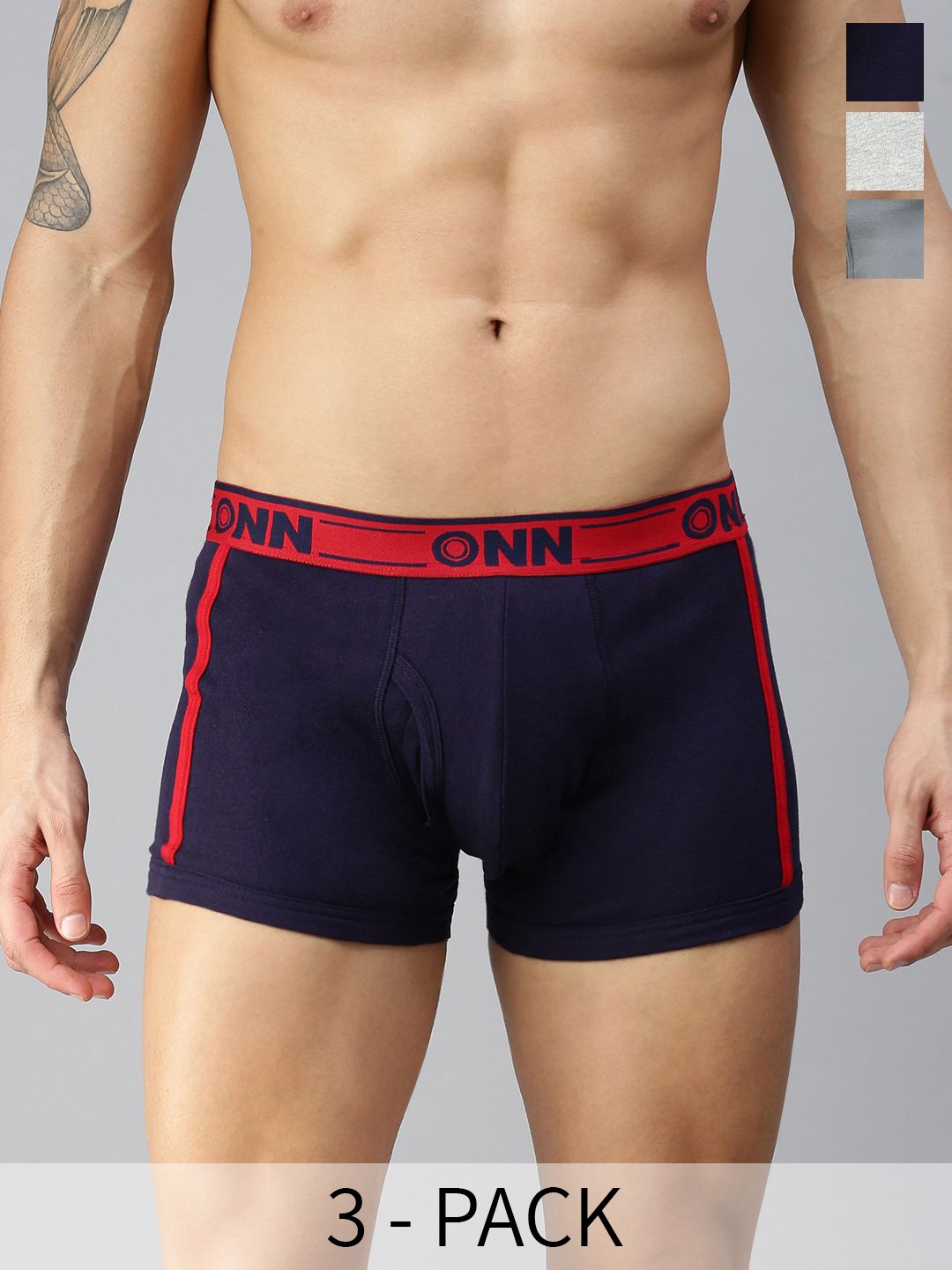 

ONN Pack of 3 Assorted Anti Microbial Trunks-ONN_354_AST4_3PC