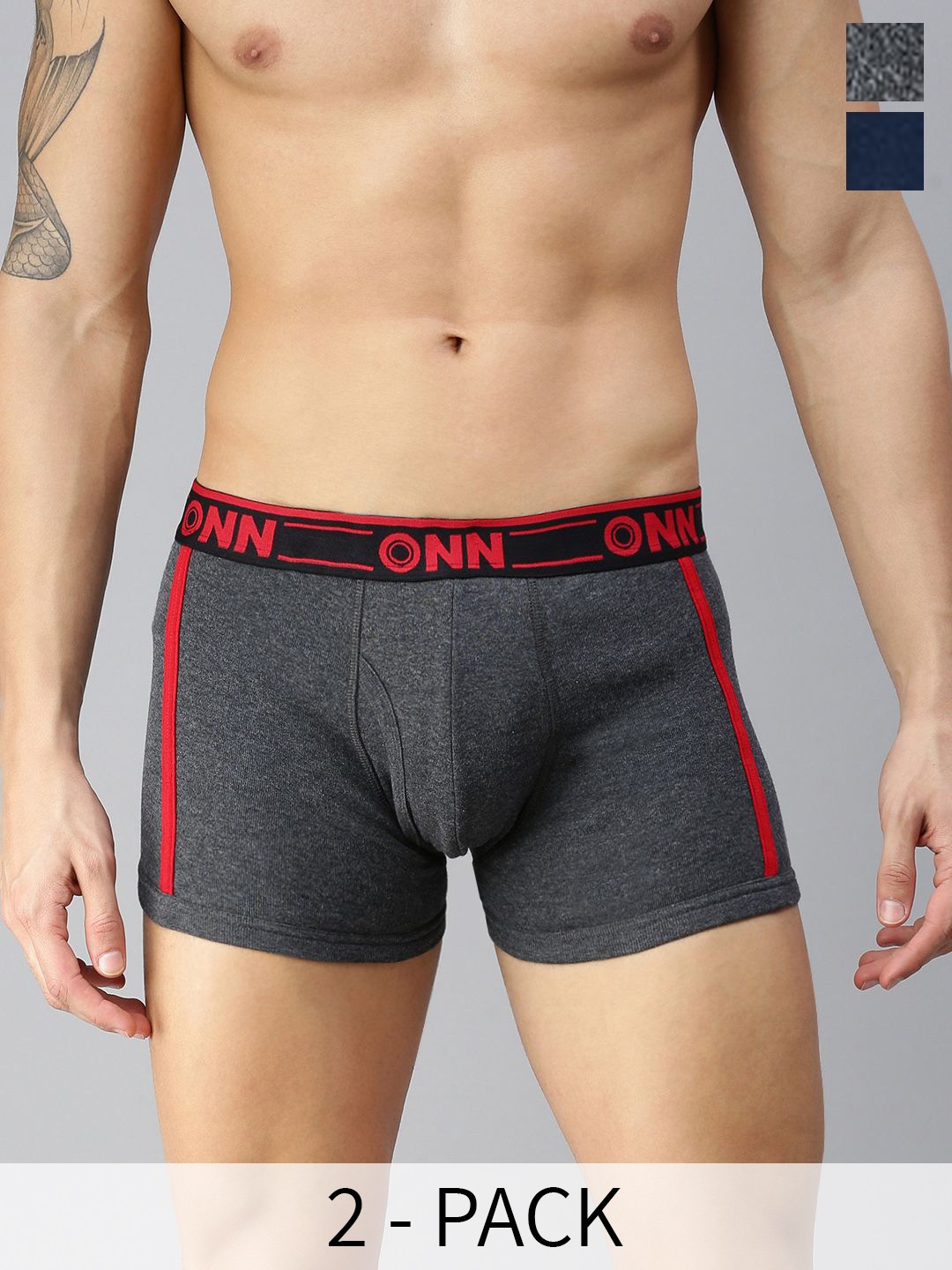 

ONN Pack Of 3 Assorted Pure Cotton Trunks ONN_354_AST1_3PC