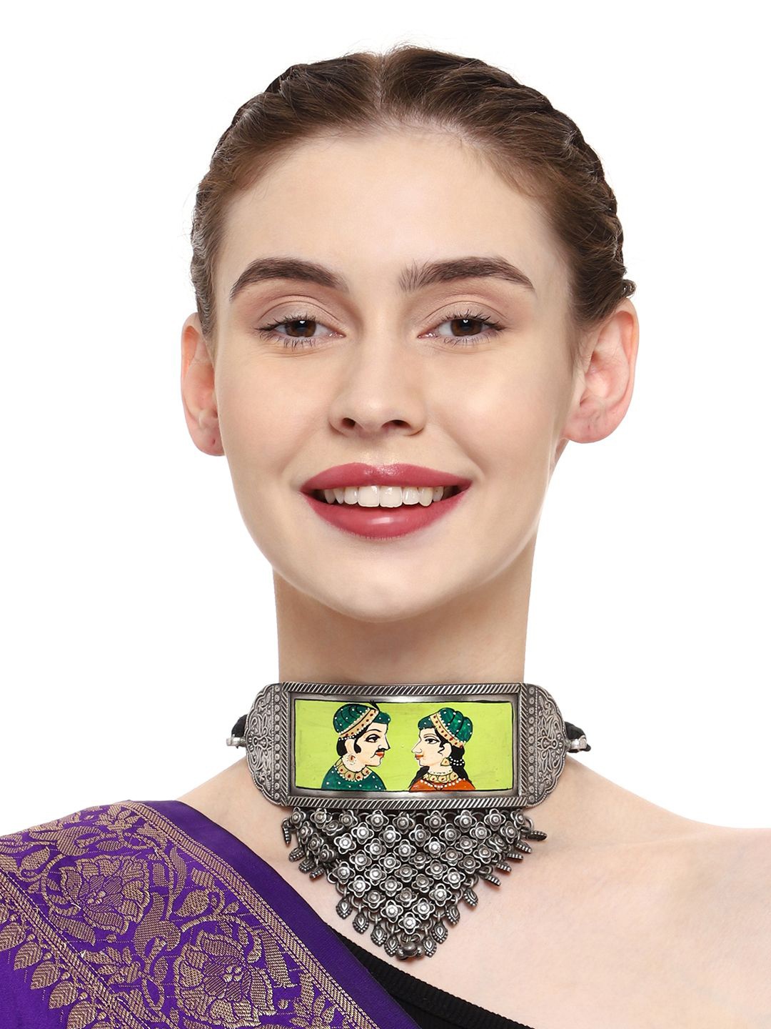 

VENI 92.5 Silver Plated Choker Necklace