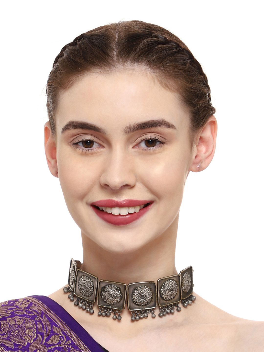 

VENI 92.5 Silver Plated Choker Necklace