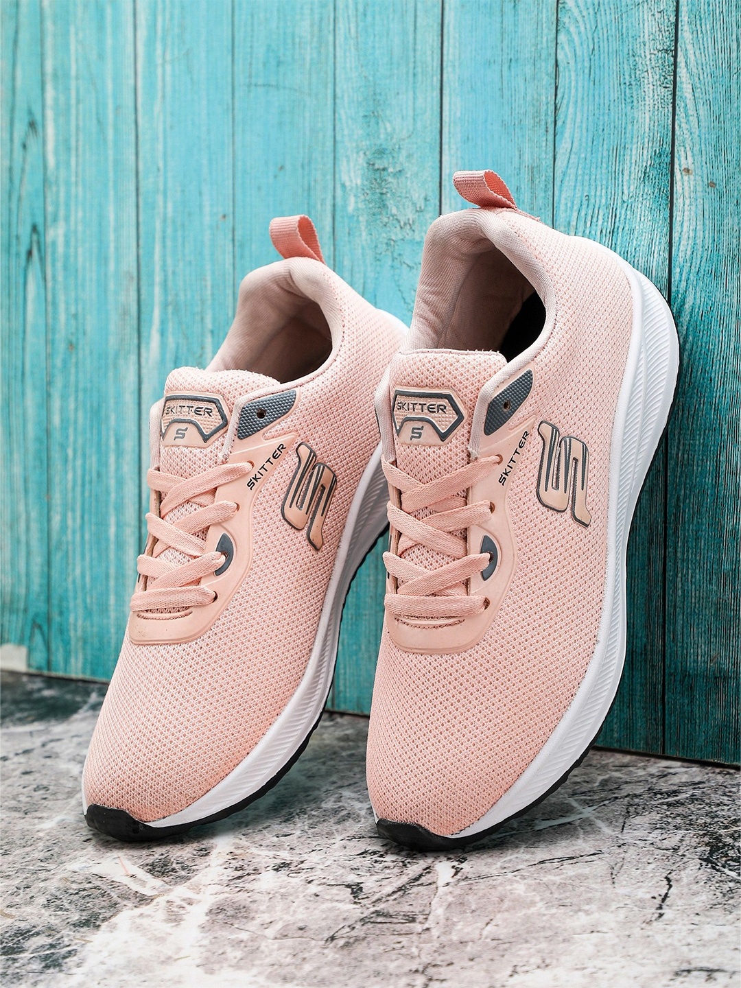 

TPENT Women Mesh Running Non-Marking Shoes, Pink