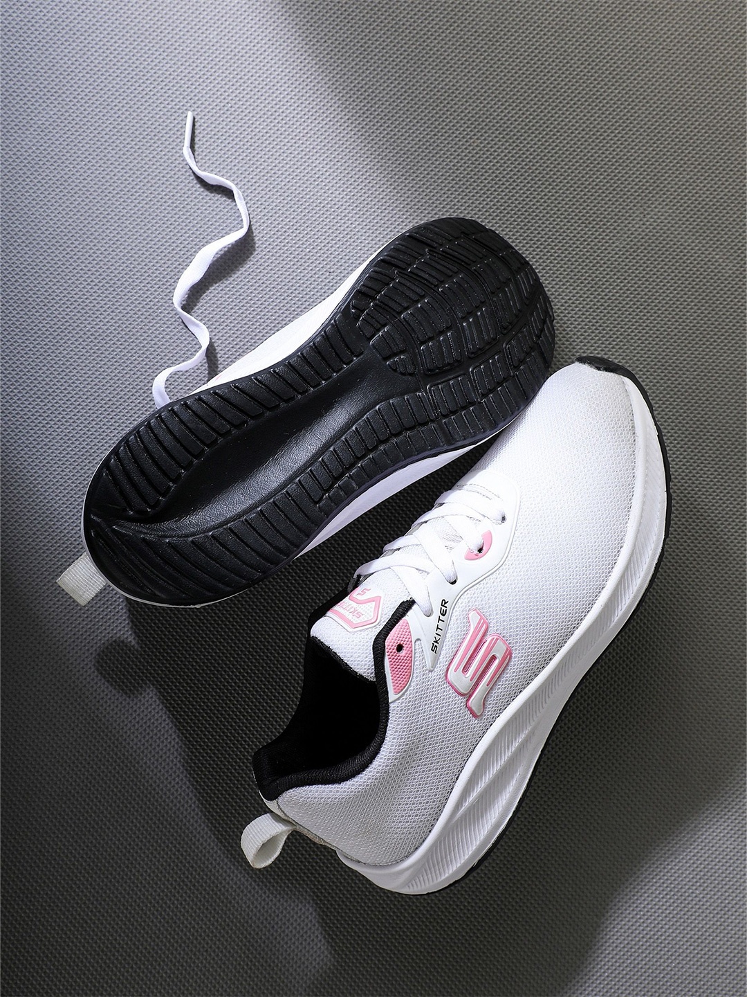 

TPENT Women Mesh Running Non-Marking Shoes TPENT-228-WHITE-SIZE-04