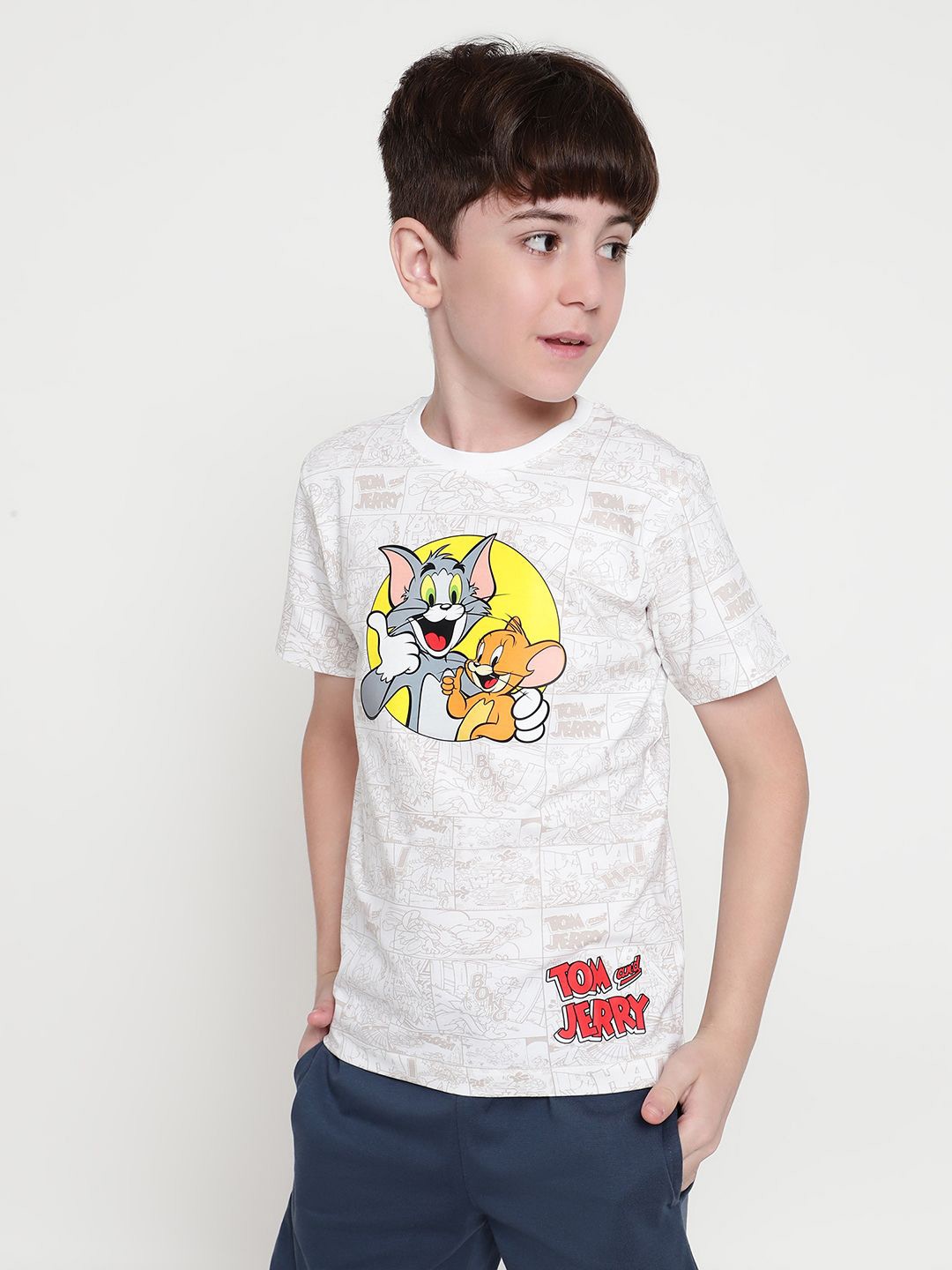 

Octave Boys Printed T-shirt, Green