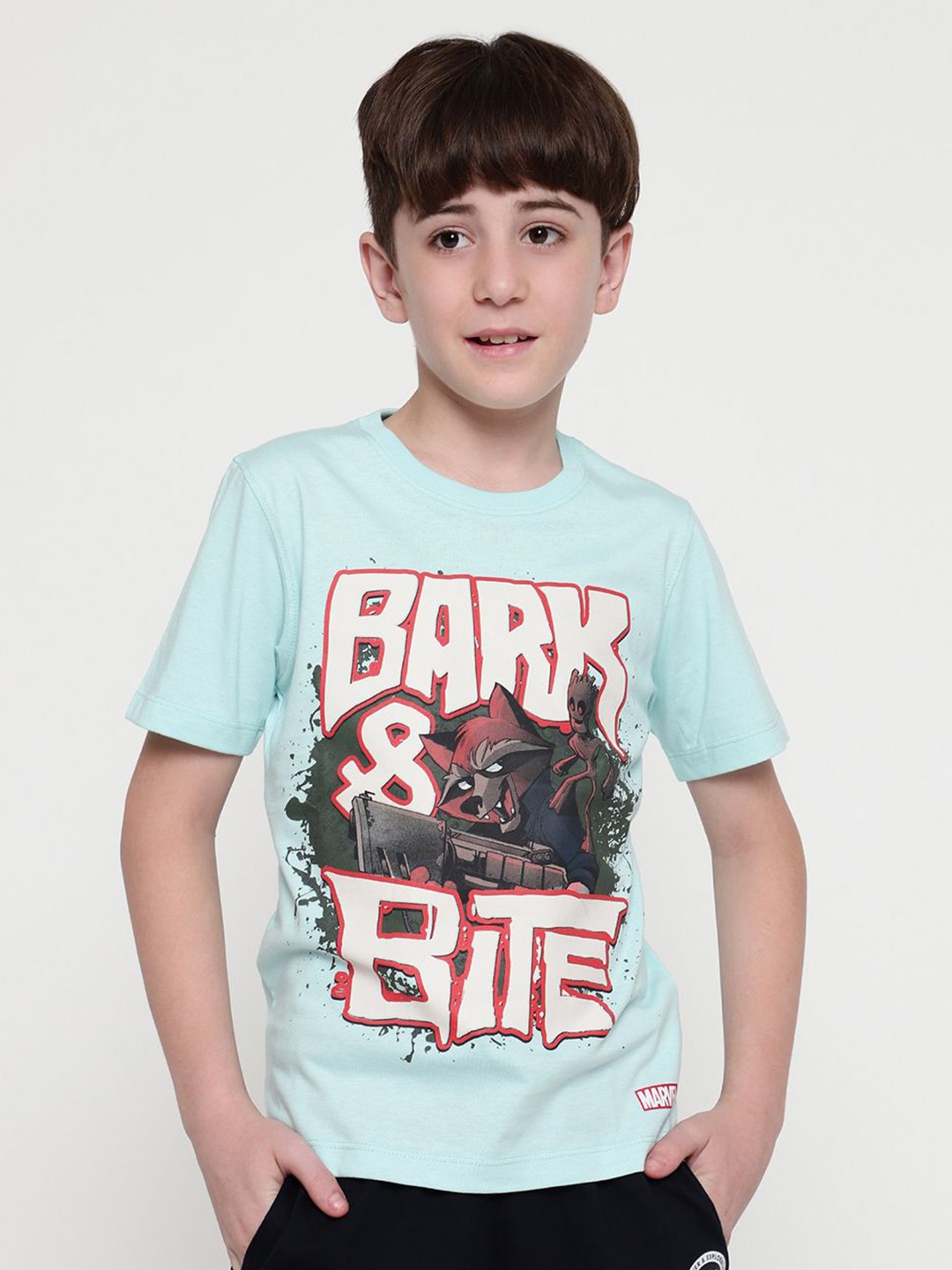 

Octave Boys Printed T-shirt, Green