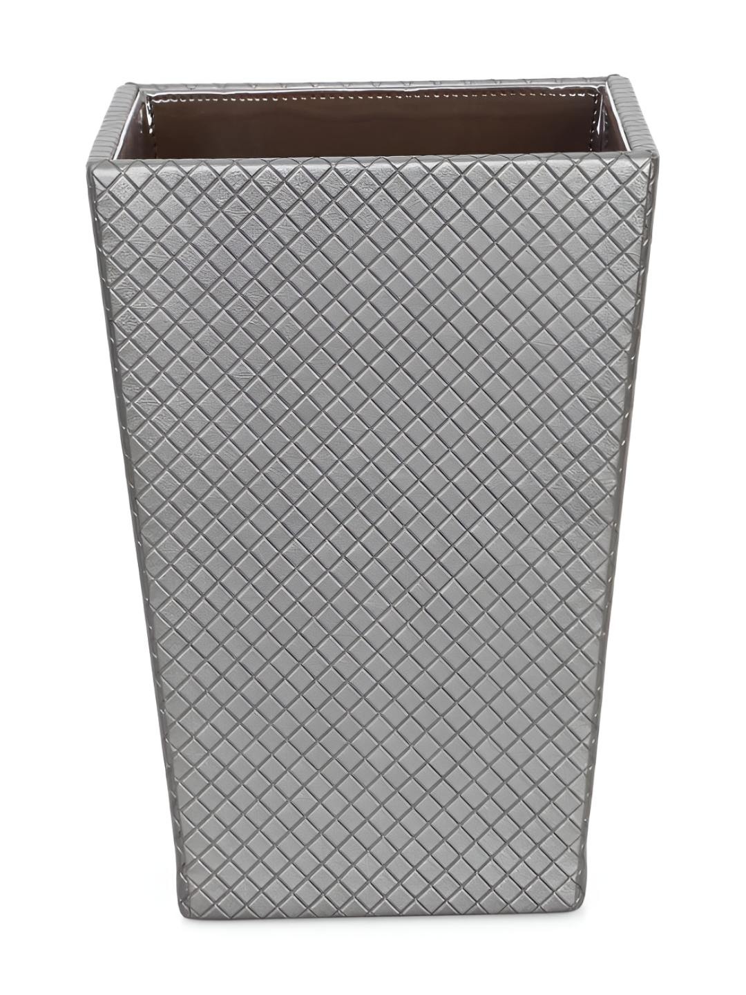 

THE HOME CO. Grey Textured Dustbin