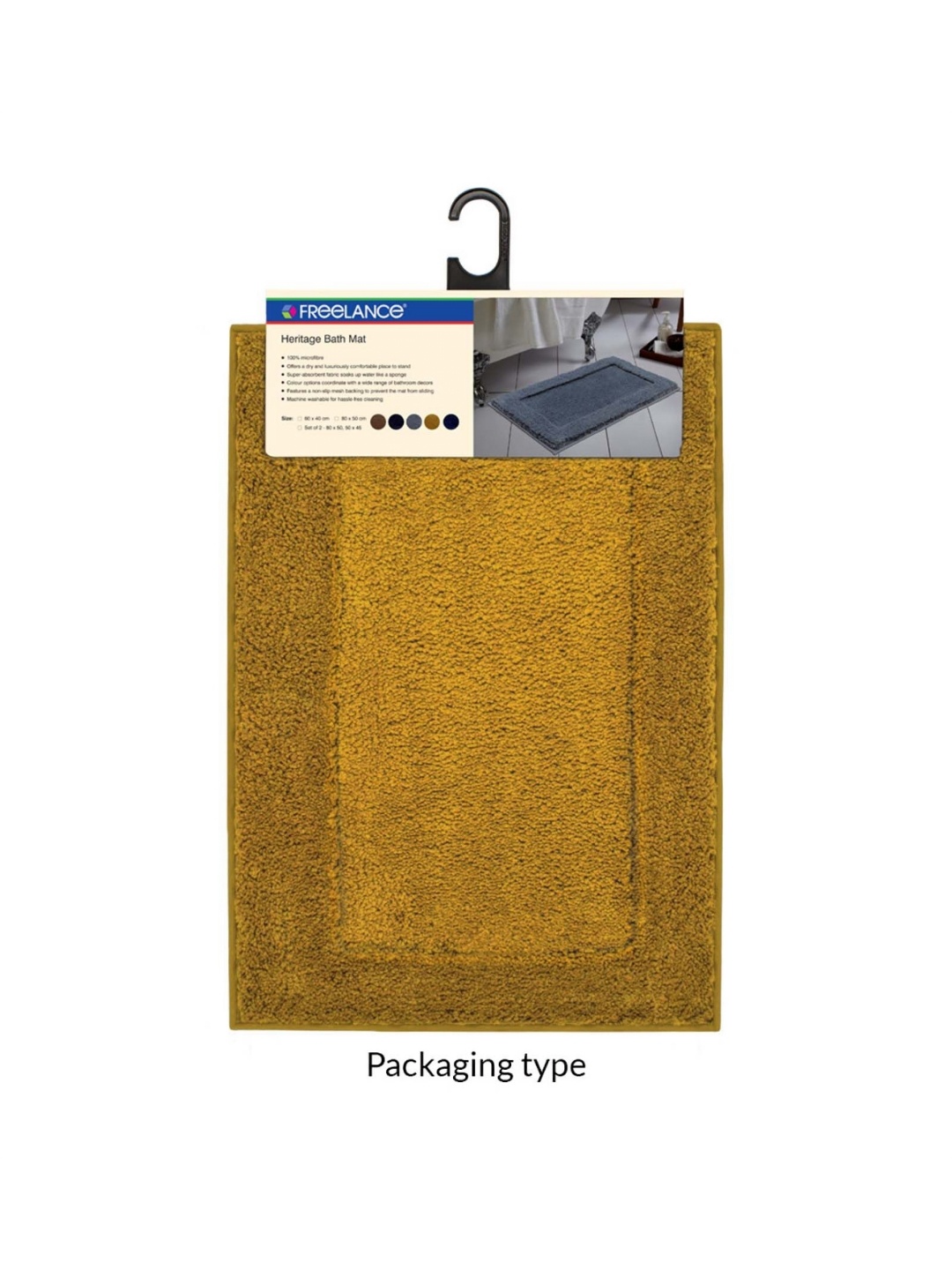 

Freelance Charcoal Grey 2200 GSM Microfibre Bath Rug